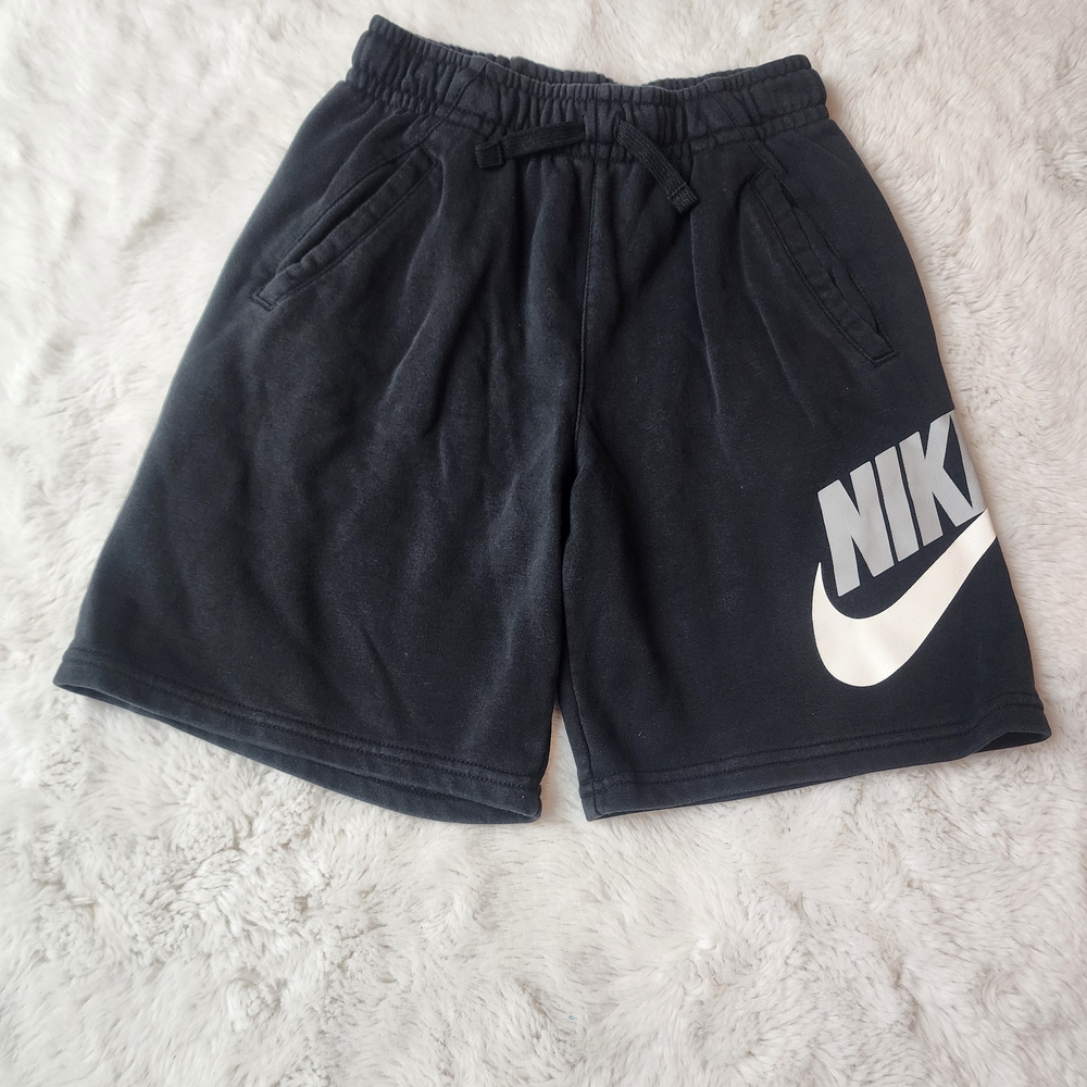 Nike Black and White Label Cotton Blend Shorts